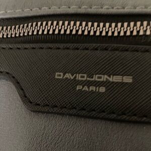 David Jones Gray Crossbody Bag